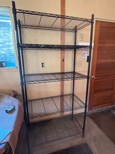 Tall Metal Shelf
