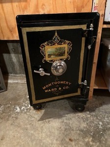 Vintage Montgomery Ward & Co Safe