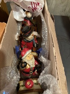 Vintage Christmas Train Decoration