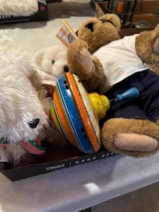 Vintage Childs Toy Top and more