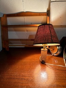 Wall Lamp and Shelf