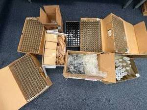 Assorted Large Lot, Machine Made Vials, Snap Cap Vials, Droppers, Test Tubes, Tubes, Screw Cap Vials