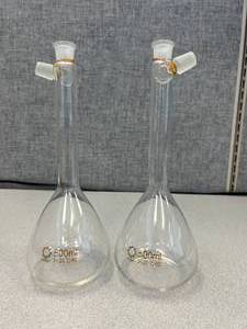 2 - 500ml Volumetric Flasks