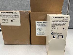 8 Boxes Of Coag-A-Mate XM Test Trays