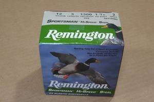 lot 288 image: 25 Remington Sportsman 12 Gauge 3 Steel 2 Shot Shotshells