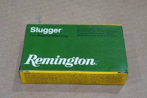 lot 298 image: 5 Remington Slugger 12 Gauge 2-34 Magnum Rifled Slugs