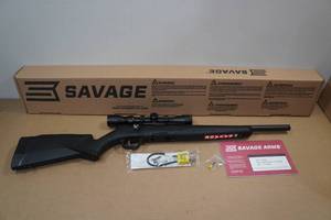 lot 1C image: Unfired Savage B17 .17 HMR Bolt-Action Rifle - Suppressor Ready Heavy Barrel