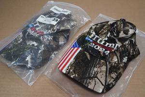 lot 44 image: 2 Trump 2024 Hats