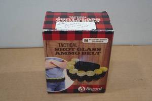 lot 45 image: Tactical Shot Glass Ammo Belt Fits 32-40 Waist