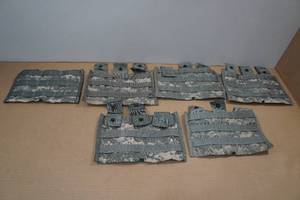 lot 64 image: 6 M4 Three Mag Side by Side Pouch