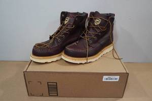 lot 125 image: Irish Setter Mens 6 Soft Toe Ashby Work Boots -10.5
