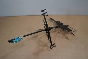 lot 152 image: Laser Cut Steel Fisherman Weathervane