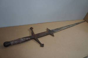 lot 155 image: Antique Look Two-Handed Sword