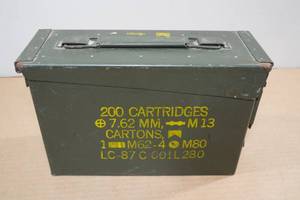 lot 188 image: Metal Ammo Box