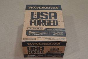 lot 208 image: 150 Winchester 9mm Luger 115 Gr FMJ Ammo