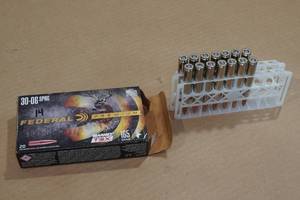 lot 224 image: 14 Federal Premium .30-06 Sprg 165 Gr Barnes TSX Ammo