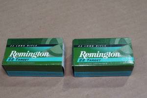 lot 230 image: 100 Remington Target Standard Velocity 22 LR Ammo