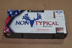 lot 246 image: 20 Federal Non Typical .30-30 Win 170 Gr SP RN Ammo