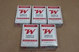 lot 249 image: 100 Winchester Target & Practice 5.56mm 55 Gr FMJ Ammo