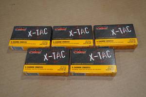 lot 250 image: 100 PMC X-Tac 5.56mm 62 Gr LAP Ammo