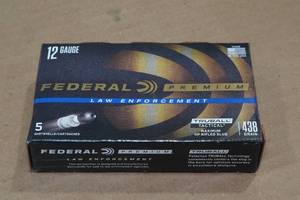 lot 274 image: 5 Federal Premium LE 12 Gauge 2-34 Rifled HP Slugs