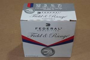 lot 279 image: 25 Federal Field & Range 12 Gauge 2-34 7.5 Shot Shotshells
