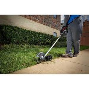 Milwaukee M18 FUEL 8 in. Edger Attachment for Milwaukee QUIK-LOK Attachment System  Customer Returns See Pictures