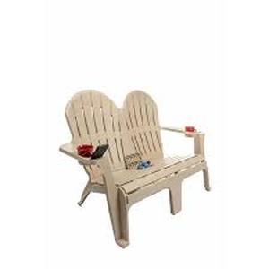 2 Pack of Stylewell Adirondack Bench Putty Beige    Customer Returns See Pictures