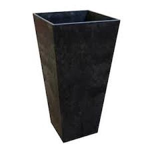 Lot of Vigoro 11.5 in. Harmony Medium Cobalt Blue Plastic Square Planter (11.5 in. L x 11.5 in. W x 20 in. H)  Customer Returns See Pictures