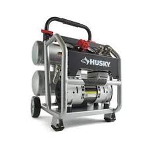 Husky 4.5 Gal. 175 PSI Portable Electric Quiet Air Compressor   Customer Returns See Pictures