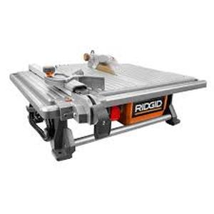 Lot of RIDGID 6.5-Amp 7 in. Blade Corded Table Top Wet Tile Saw  Customer Returns See Pictures