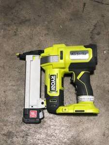 RYOBI ONE 18V 18-Gauge Cordless AirStrike Narrow Crown Stapler (Tool Only)   Customer Returns See Pictures