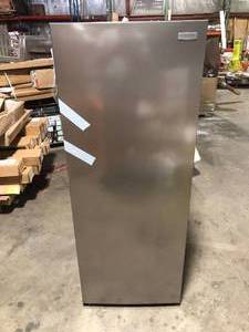 Vissani 7 cu. ft. Convertible Upright FreezerRefrigerator in Stainless Steel Garage Ready Damaged Customer Returns See Pictures