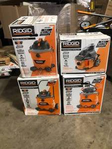 Lot of Assorted WetDry Shop Vacs Various Models and Conditions Customer Returns See Pictures