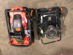 Lot of Assorted Lawn Mowers   Customer Returns  Not Tested