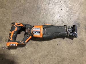 RIDGID 18V Brushless Cordless Reciprocating Saw (Tool Only) Used Customer Returns See Pictures