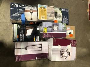 Lot of Assorted Lighting Various Models and Conditions   Customer Returns See Pictures