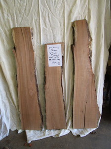 Chery Slabs, Three 1-12 planed, 6...