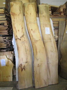 White Pine Slabs, Matched Set, Thre...
