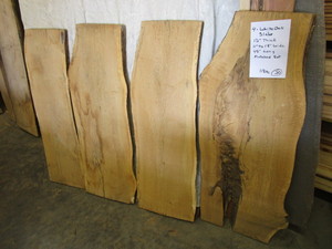White Oak Slabs - Matched Set of Fo...