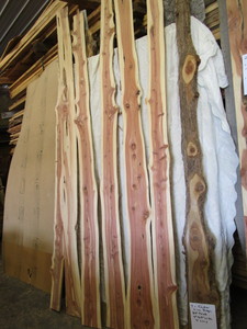 Cedar Live Edge, Seven 34 Thick, ...