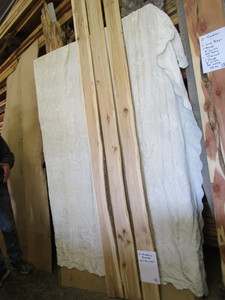 Hickory Boards. Three 12 Thick, 4...