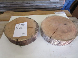 Red Oak, Two 4 Thick, 17D...
