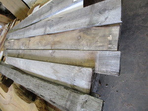 Ten Weathered Boards, 1 Thick, 4-1...