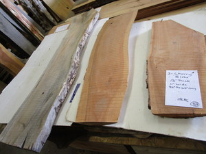 Cherry Slabs, Three 1-12 Thick, 1...