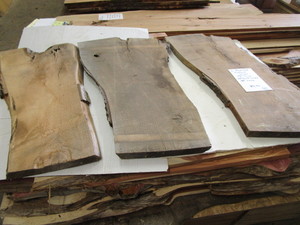 Red Oak Slabs, Matched Set, 1-12 ...