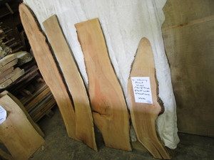 Mixed Cherry Slabs, Four 1 - 1-12...