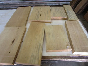 Basswood Blanks, Eight 1-14 - 1-5...