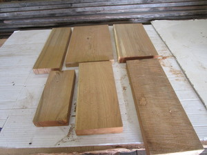 Butternut Blanks, Six 1-14 - 1-3...