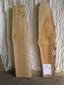 Two Elm Slabs, 1-34 Thick, 11W x...